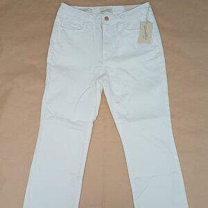 Universal Thread Women's Ankle Bootcut Jeans Vintage Stretch Raw Edge - NWT